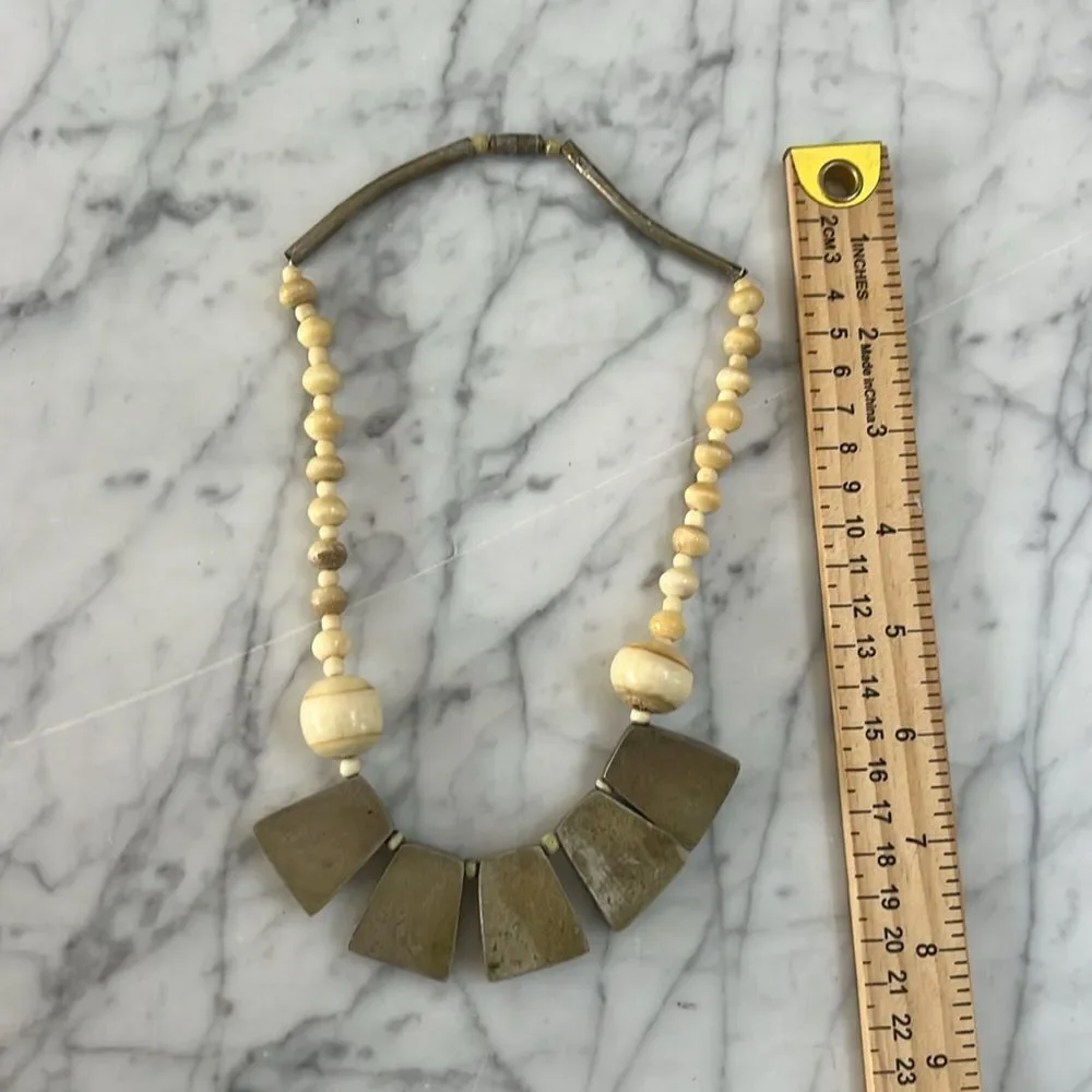 Vintage Chunky Stone Necklace